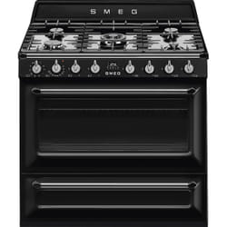 Smeg TR90BL9 cooker Freestanding cooker Electric Gas Black