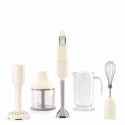 Smeg Hand Blender with Accessories Cream HBF02CREU, Immersion blender, 1.5 m, 700 W, Cream