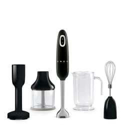 Smeg Hand Blender with Accessories Black HBF02BLEU
