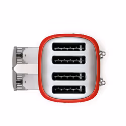 Smeg 50's Style Toaster TSF03RDEU Red - Additional view 5