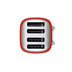 Smeg TSF03RDUK toaster 4 4 slice(s) 2000 W Red - Additional view 5