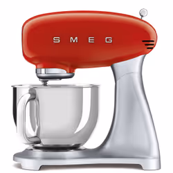 Smeg SMF02RDUK, 4.8 L, Red, Stainless steel, 800 W, 220-240 V, 50 - 60 Hz
