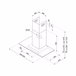 Smeg KBT600ve Built-in Stainless steel 451 m³/h - Additional view 5