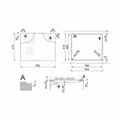 Smeg Classic Hob PM3643D Black - Additional view 4