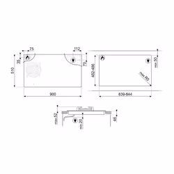 Smeg Classic Hob PM3953D Black - Additional view 8