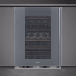 Smeg CVI138LS3 wine cooler Compressor wine cooler Built-in Silver 38 bottle(s)