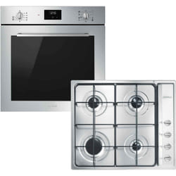 Smeg Cucina Multifunction Electric Oven &amp; Gas Hob Pack