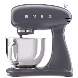 Smeg Stand Mixer Grey SMF03GREU, Stand mixer, Grey, Beat, Mixing, 1 m, 4.8 L, Lever