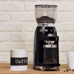 Smeg 50's Style Coffee Grinder CGF11BLEU Black - Additional view 5