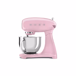 Smeg SMF03PKUK, Stand mixer, Pink, Beat, Mixing, 1 m, 4.8 L, Lever
