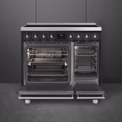 Smeg Symphony Classic Cooker C92IPMB2 Matte Black