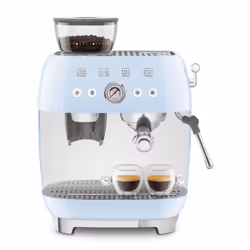 Smeg 50's Style Espresso Coffee Machine EGF03PBEU Pastel Blue - Additional view 8