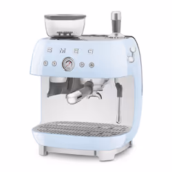 Smeg EGF03PBUK, Espresso machine, 2.4 L, Ground coffee, Built-in grinder, 1650 W, Blue