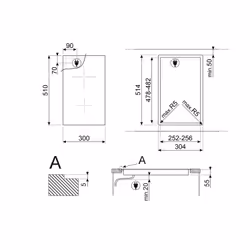 Smeg Universal Hob SI2321D Black - Additional view 5