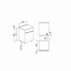 Smeg Classic Cooker C6IPBLT2 Black - Additional view 8