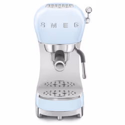 Smeg ECF02PBUK, Espresso machine, 1.1 L, Ground coffee, 1350 W, Blue