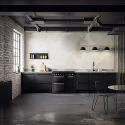 Smeg Concert CX93GMBL cooker Freestanding cooker Electric Gas Black - Additional view 8