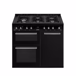 The Concert range is Smegs most competitive range. and this 100cm cooker with multiple cooking cavities is simple. modern and ...