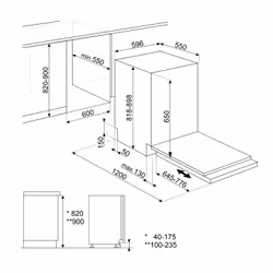 Smeg DI262D dishwasher Fully built-in 13 place settings D - Additional view 8