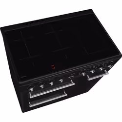 Smeg Concert CX93IMBL cooker Freestanding cooker A Electric Zone induction hob Black - Additional view 4