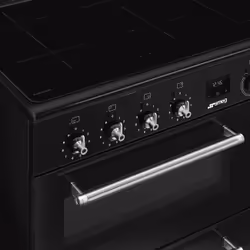Smeg Concert CX93IMBL cooker Freestanding cooker A Electric Zone induction hob Black - Additional view 6