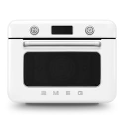 Smeg COF01WHUK steam oven Small Black, Stainless steel Buttons, Rotary