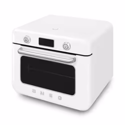 Smeg COF01WHUK steam oven Small Black, Stainless steel Buttons, Rotary - Additional view 2