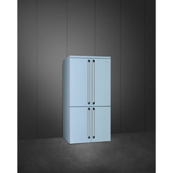 Smeg FQ960PB6 side-by-side refrigerator Freestanding 594 L E Blue