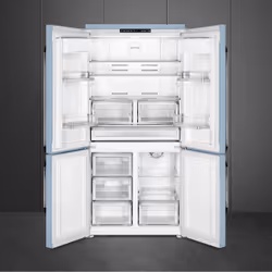 Smeg FQ960PB6 side-by-side refrigerator Freestanding 594 L E Blue