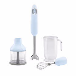 Smeg HBF03PBUK, Immersion blender, 1.5 m, 700 W, Black, Stainless steel