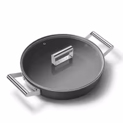 Smeg DPF2812BLM multi pot Black Aluminium, Stainless steel 4.3 L 28 cm - Additional view 2