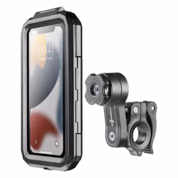 Interphone QUIKLOX - ARMOR PRO, Mobile phone/Smartphone, Active holder, Bicycle, Motorcycle, Black