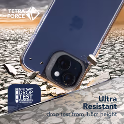 Cellularline Tetra Force Strong Guard - iPhone 15 Ultra-protective, anti-shock flexible case with integrated Microban® antibacterial technology - Additional view 2