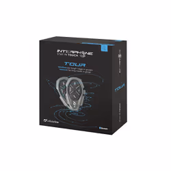 Interphone Tour HD Twin Pack Bluetooth Intercom System Black