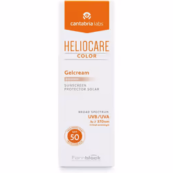 Heliocare Colour Gelcream Brown SPF 50 50ml / Sun Cream For Face / Daily UVA and UVB Anti-Ageing Sunscreen Protection / Combi ...