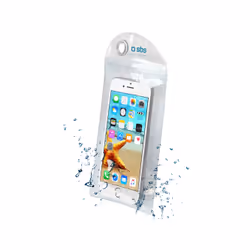 SBS Water resistant case for Smartphone up to 5,5", Pull case, Any brand, 14 cm (5.5"), Transparent