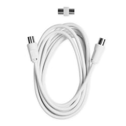 Ekon ECAN30MFW coaxial cable 3 m 9.5 mm White