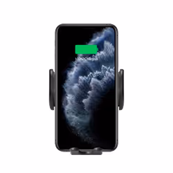 SBS Automatic Car Holder with QI Fast Charger 15W Active holder Mobile phone/Smartphone Black