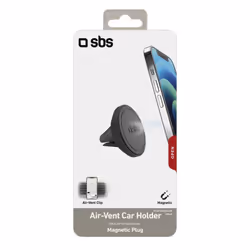 SBS TESUPMAGMCLIP, Mobile phone/Smartphone, Passive holder, Car, Black