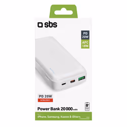 SBS TTBB20000PD20W power bank 20000 mAh White