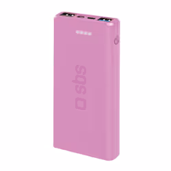 SBS TTBB10000FASTP, 10000 mAh, Lithium Polymer (LiPo), Pink