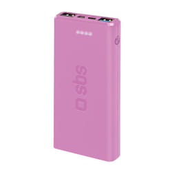 SBS TTBB10000FASTP power bank Lithium Polymer (LiPo) 10000 mAh Pink