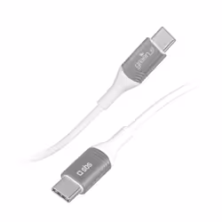 SBS GRECABLETCTC15W, 1.2 m, USB C, USB C, White