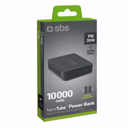 SBS 10,000 mAh powerbank with Power Delivery technology