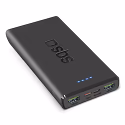 SBS TTBB10000FASTPD2, 10000 mAh, Adaptive Fast Charging, 20 W, Black