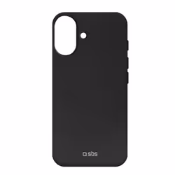SBS TED3OBKCOVIP1661, Cover, Apple, iPhone 16, 15.5 cm (6.1"), Black