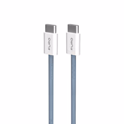 PURO PUCCCFABK415MTBLUE, 1.5 m, USB C, USB C, USB 2.0, Blue