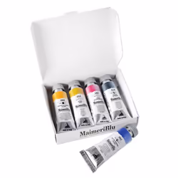 MaimeriBlu 12ml Introductory Single-Pigment Watercolor Paint Set - 5-Piece Professional Watercolor Paint Set - Watercolor Tub ...