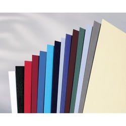 GBC LeatherGrain Binding Covers 250gsm A4 Royal Blue (100)