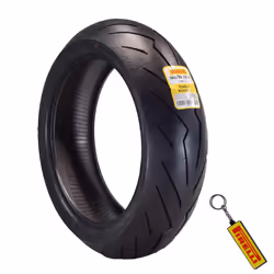 Pirelli Diablo Rosso III 180/55 ZR17 Rear Motorcycle Tire with Keychai